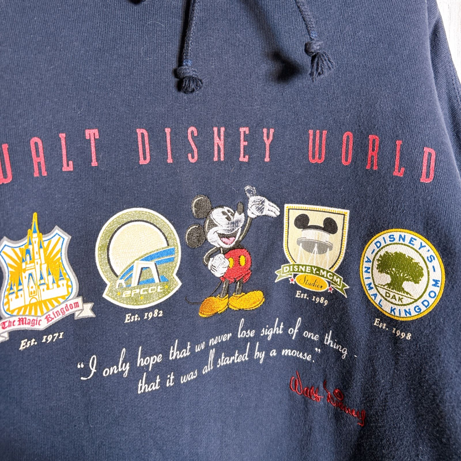 入手困難】90s～00s Disney world Vintage Sweat Hoodie ディズニー 