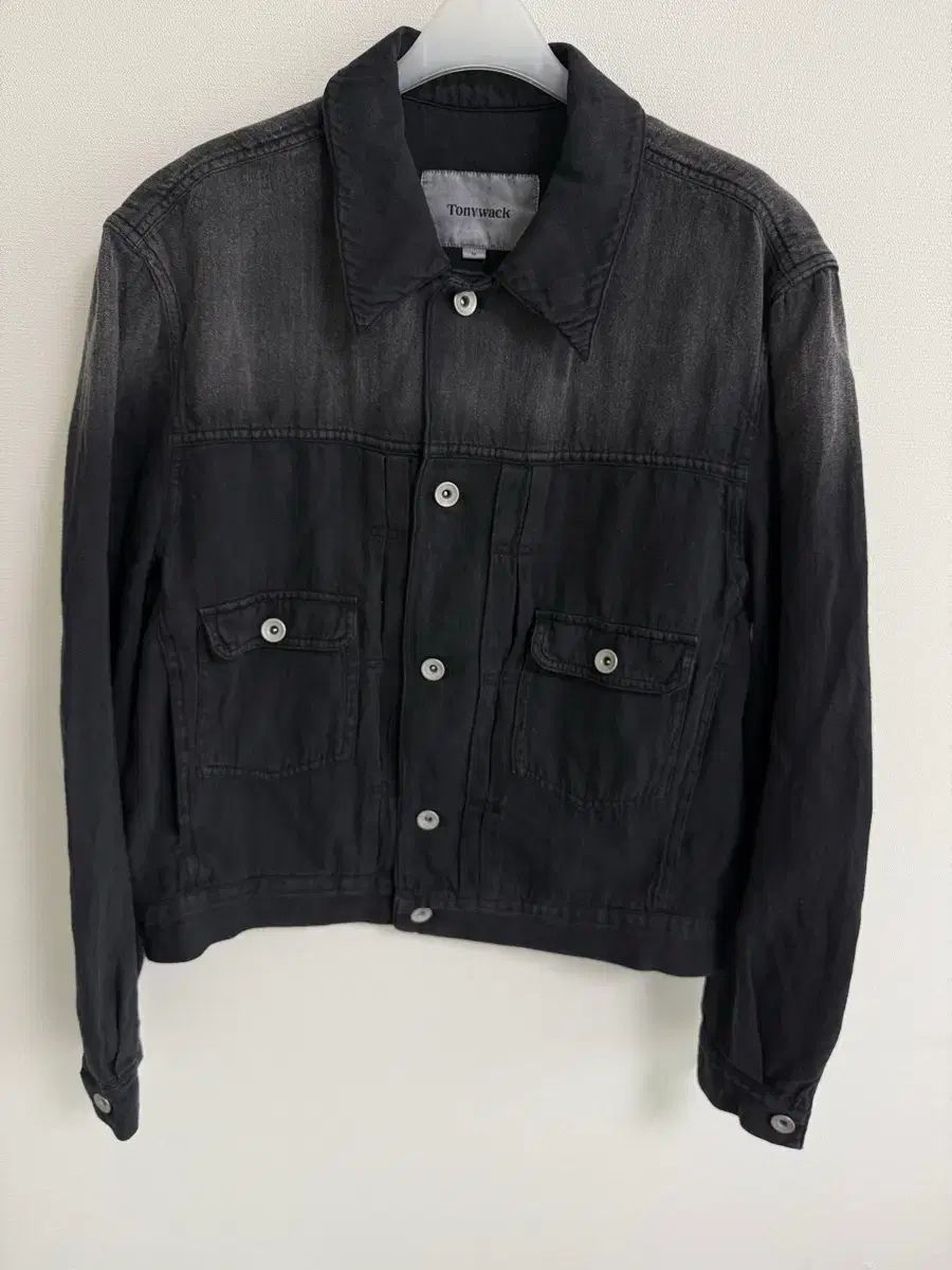 Tonywack 25SS コットンリネン ガーメントダイ トラッカージャケット_