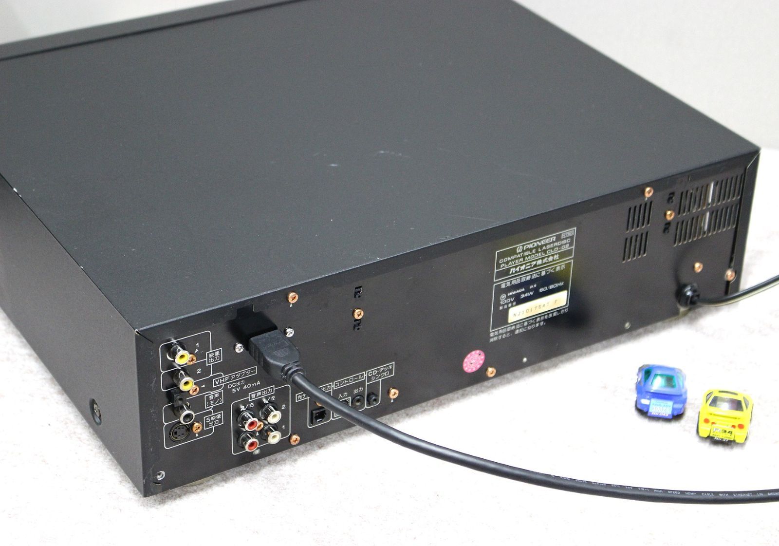 PIONNER CD/LDコンパチブルレーザーディスクプレーヤーCLD-02 HDMI出力