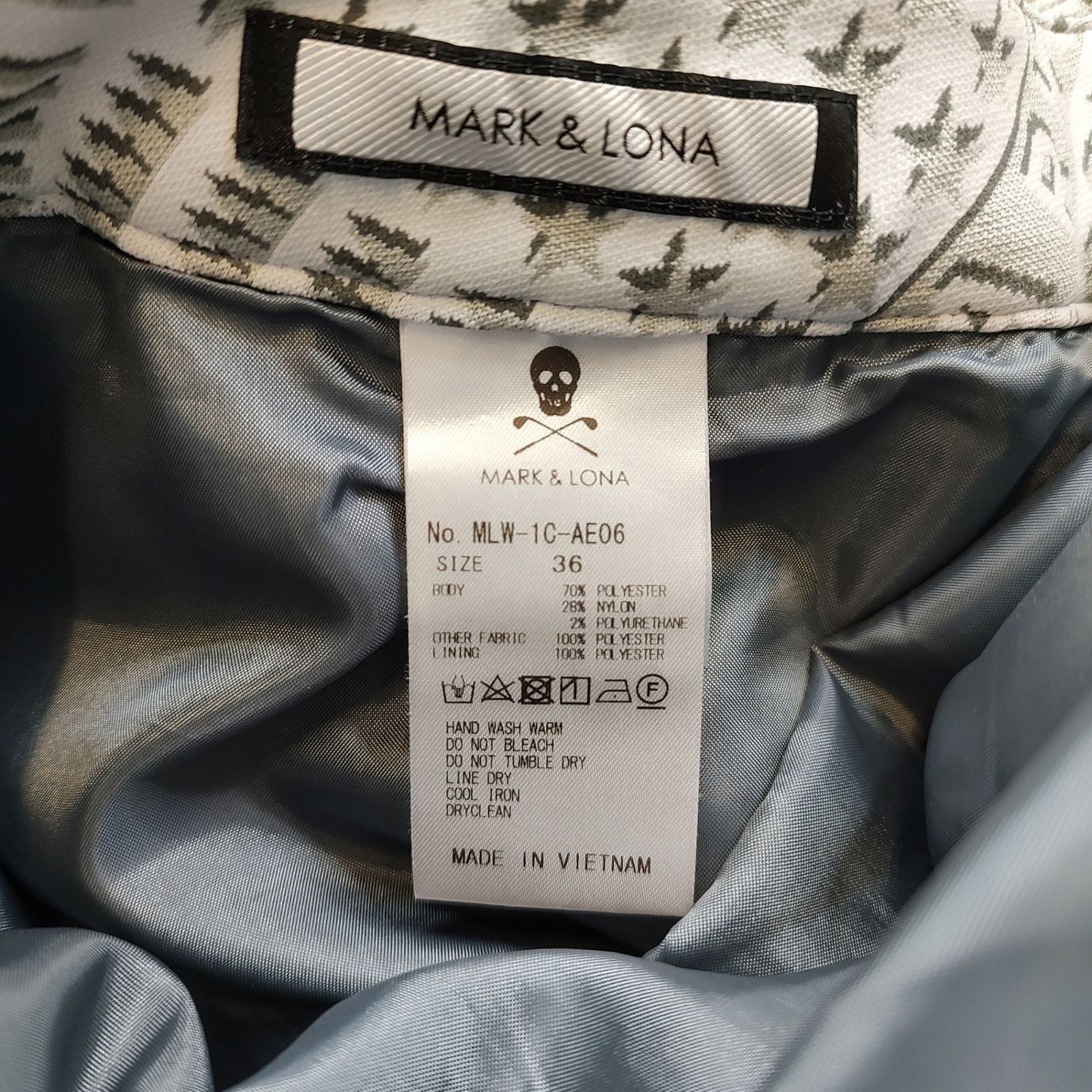 MARK&LONA マークアンドロナ ゴルフ ラップ プリーツ スカート