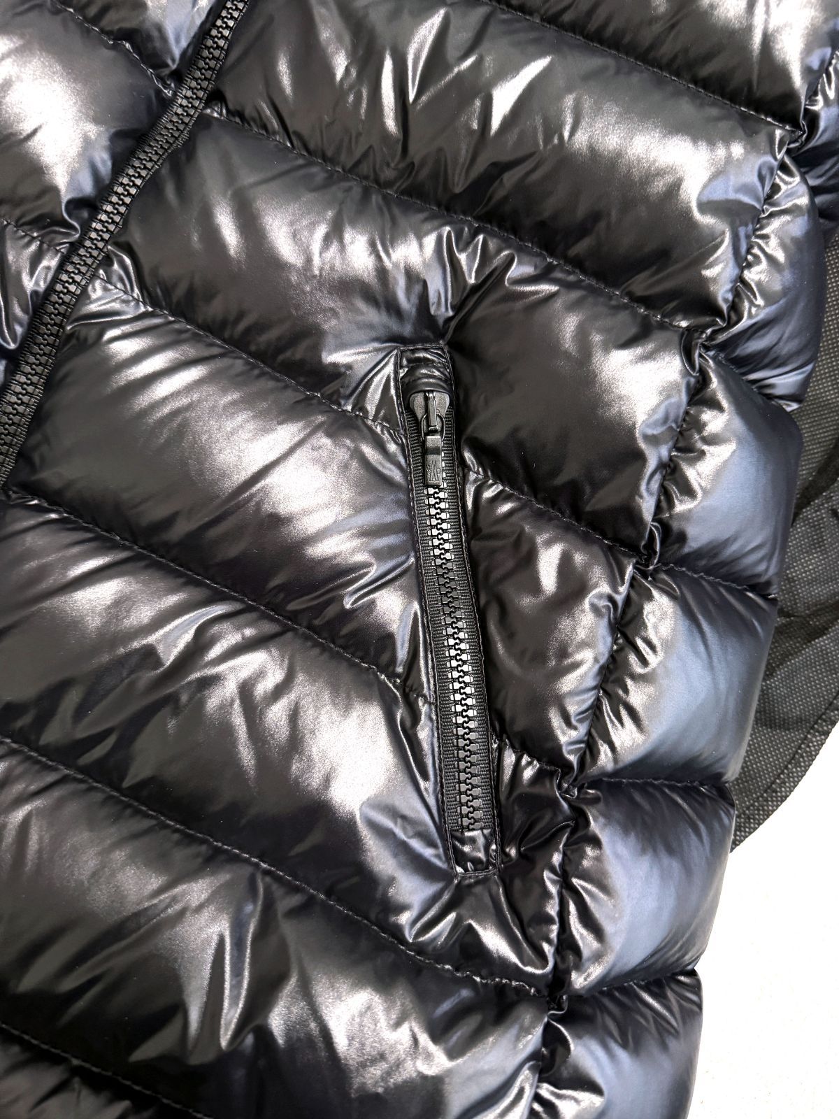 極美品 MONCLER モンクレール Moka ロングダウンジャケット BLACK 