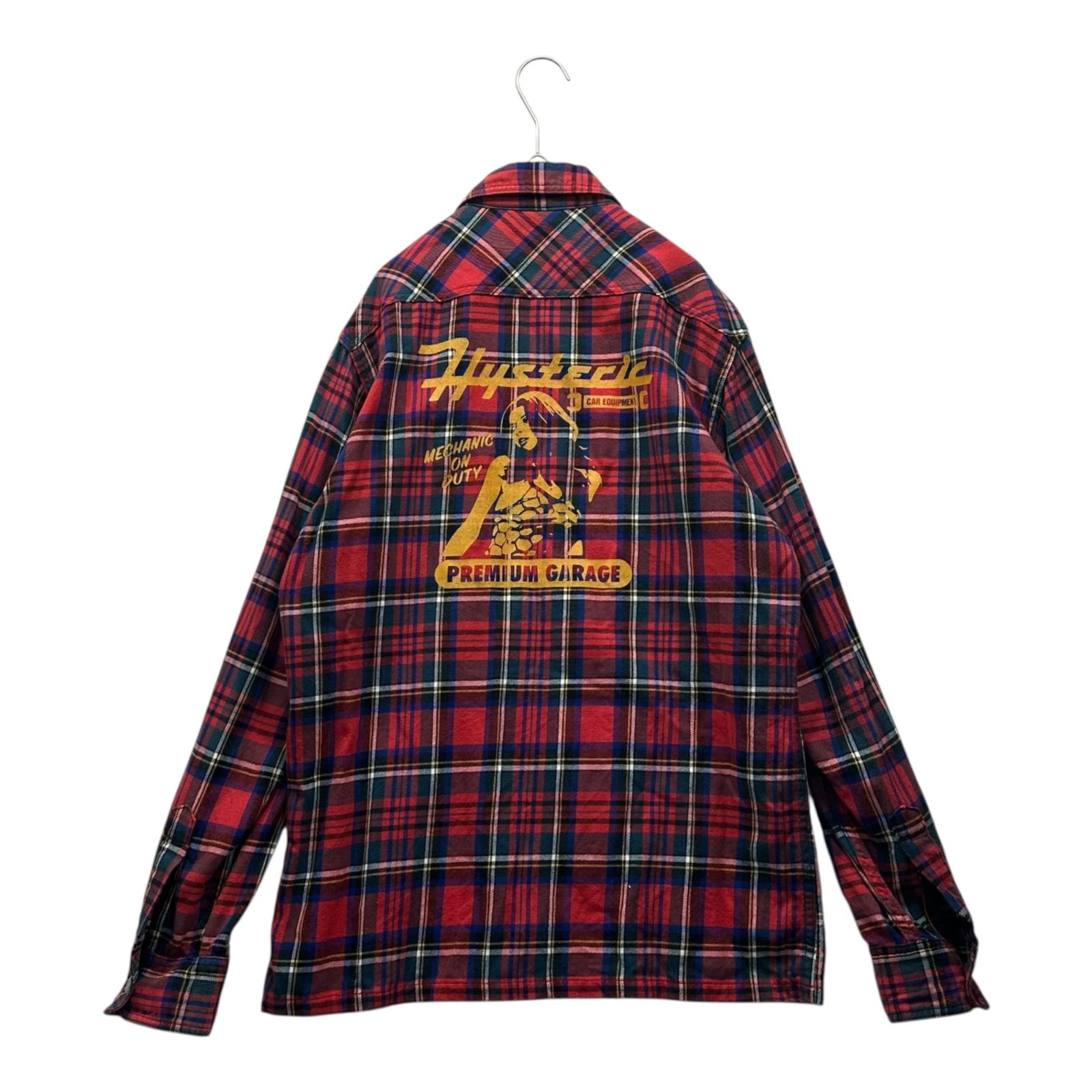 HYSTERIC GLAMOUR(ヒステリックグラマー) Girls Print Check Shirt