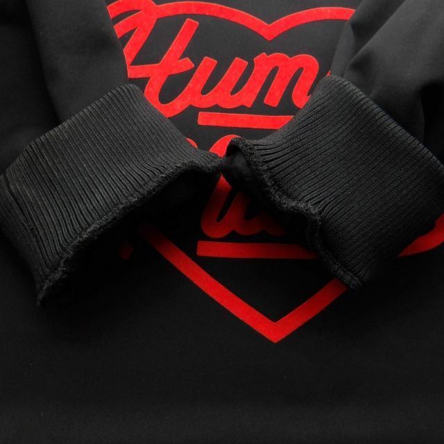 HUMAN MADE HEART COLOR CREWNECK BLACK/RED サイズXL ヒューマン