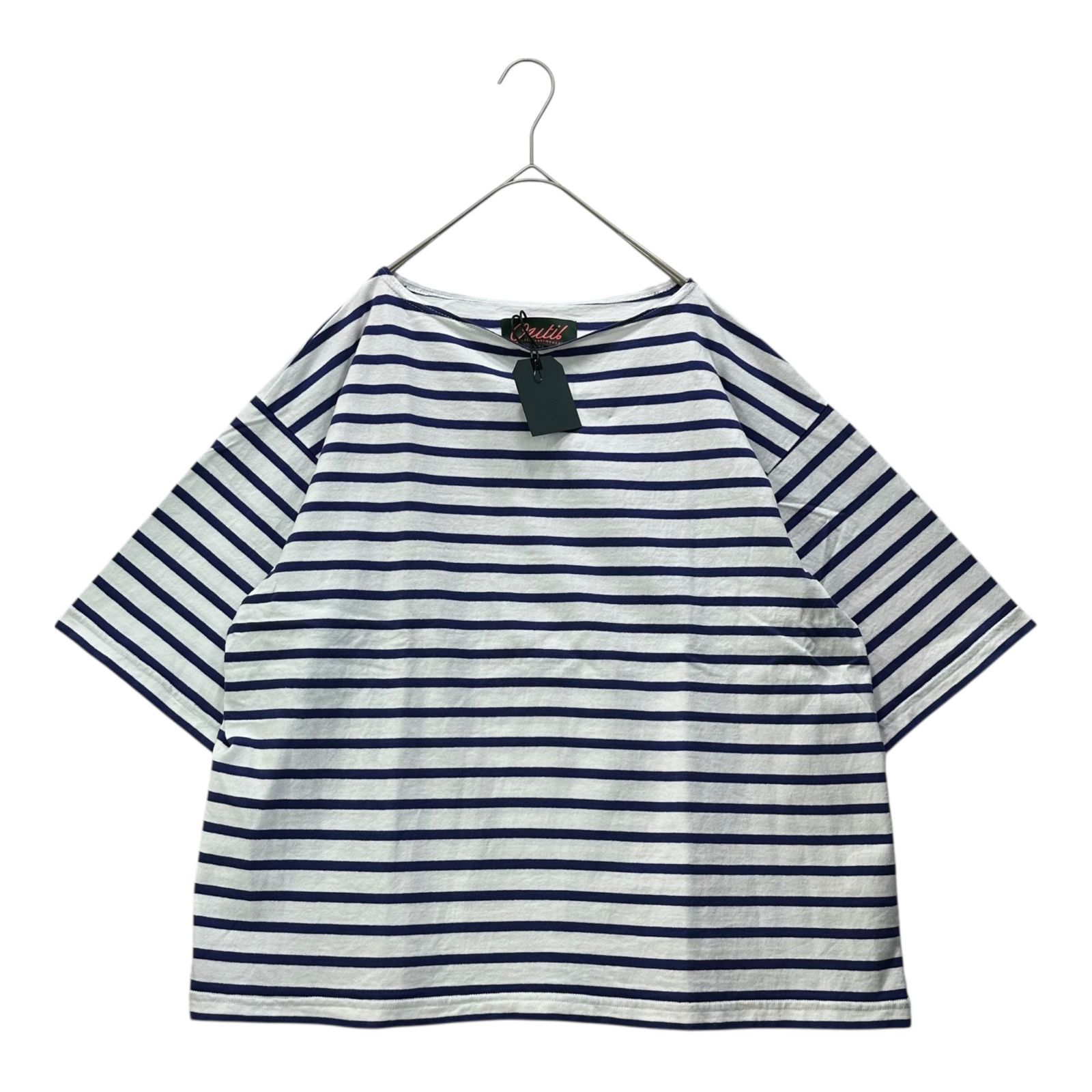 OUTIL(ウティ) TORICOT AAST SHORT ボーダー 半袖 バスク シャツ OU 