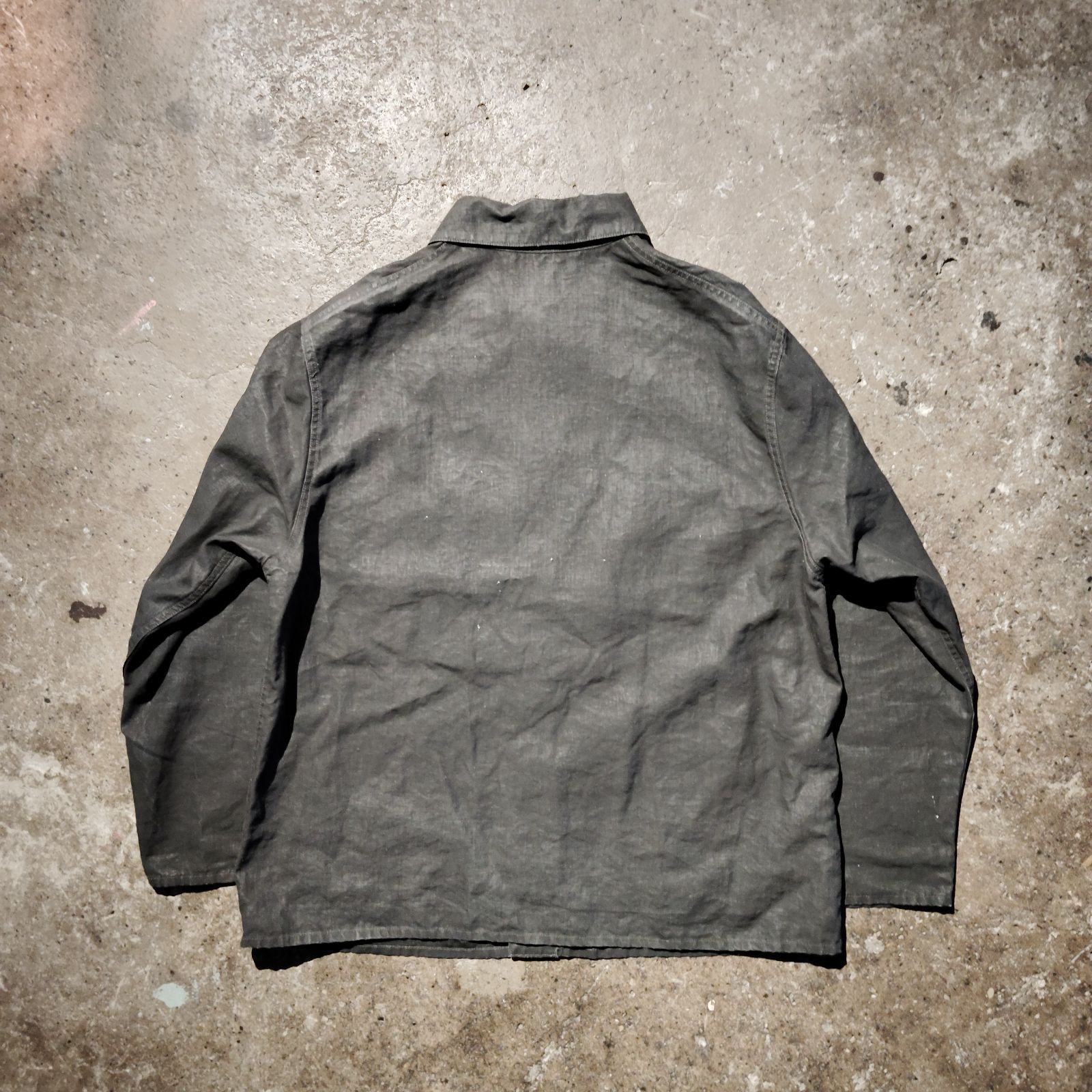 A.PRESSE 25ss Vintage Black Linen Coverall 2 アプレッセ 2025ss 