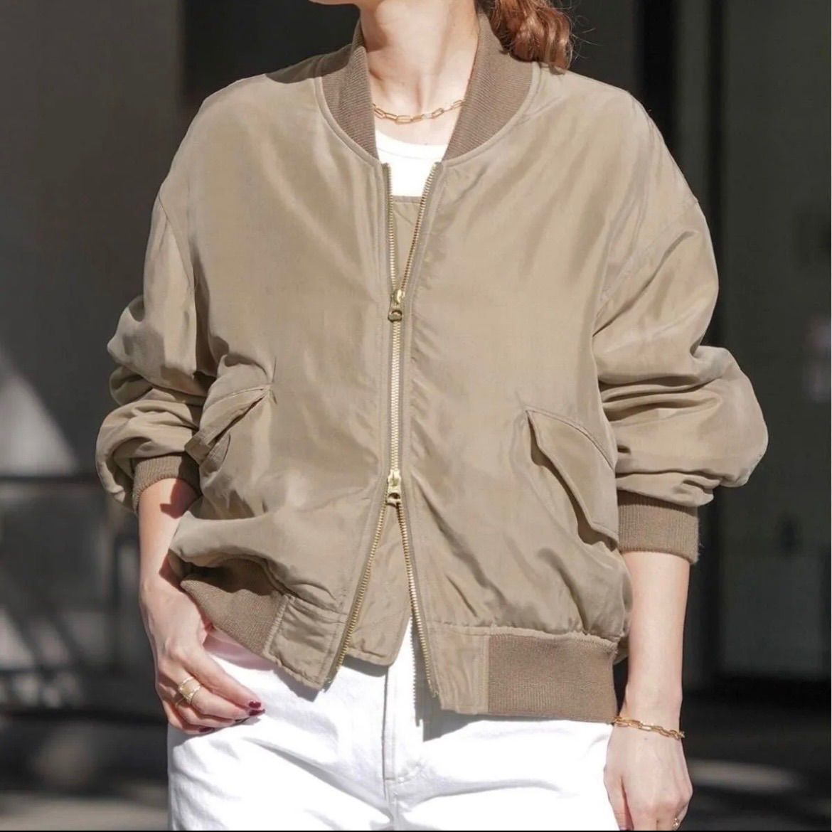 美品 Deuxieme Classe BIO SILK MA1 シルク MA-1 - メルカリ