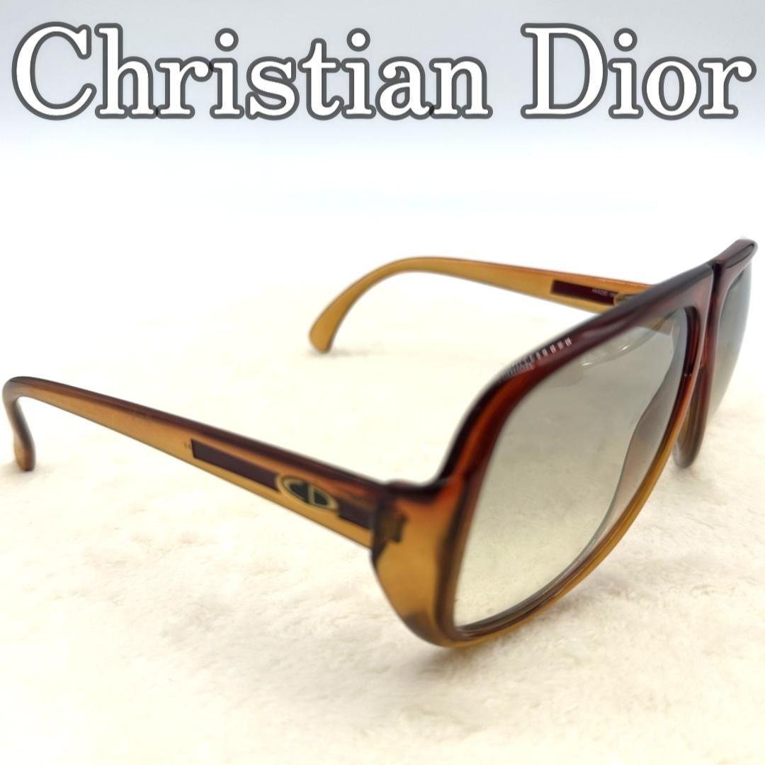 クリスチャンディオール Dior サングラス プラスチック ブラウングラデ Christian Dior クリスチャンディオール サングラス ブラウン