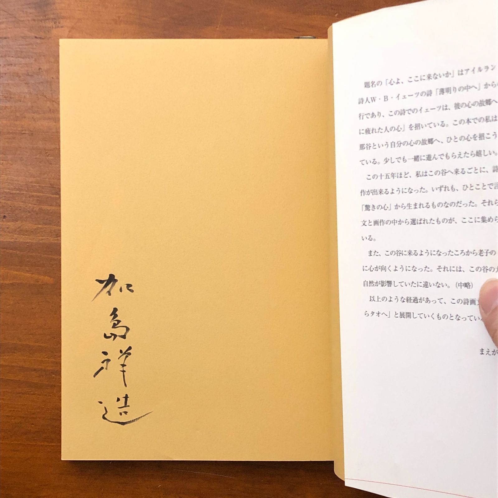 心よ ここに来ないか 加島祥造詩画文集 加島祥造 日貿出版社 1998年4月