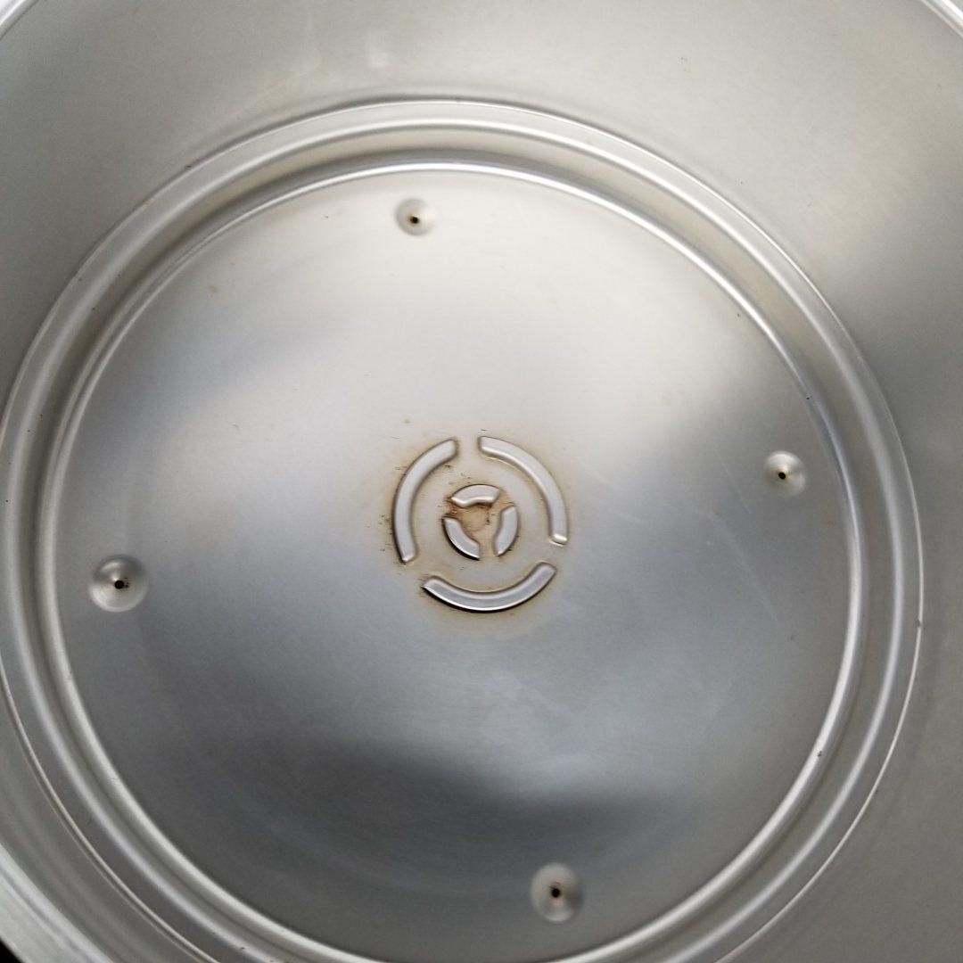 ホクセイ日軽 アルミ製 2段 蒸し器 26cm 木製ハンドル 中古 使用感