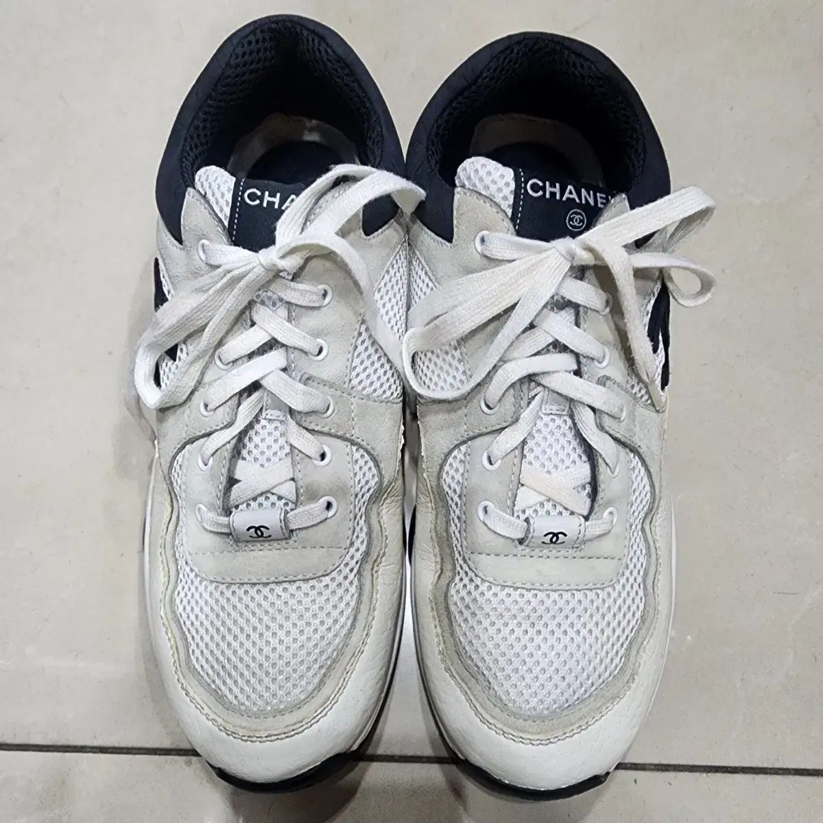 シャネル CCロゴ メッシュ スニーカー 41サイズ ココマーク CHANEL 