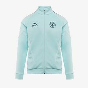 【送料無料・匿名配送】PUMA プーマ マンチェスター・シティ 25/26 King アンセム ジャケット トレーニングウェア 練習着 ジャージ 長袖 ジャケット 銀（シルバースカイ）紺（ディープネイビー）新品 正規品 並行輸入 日本未発売