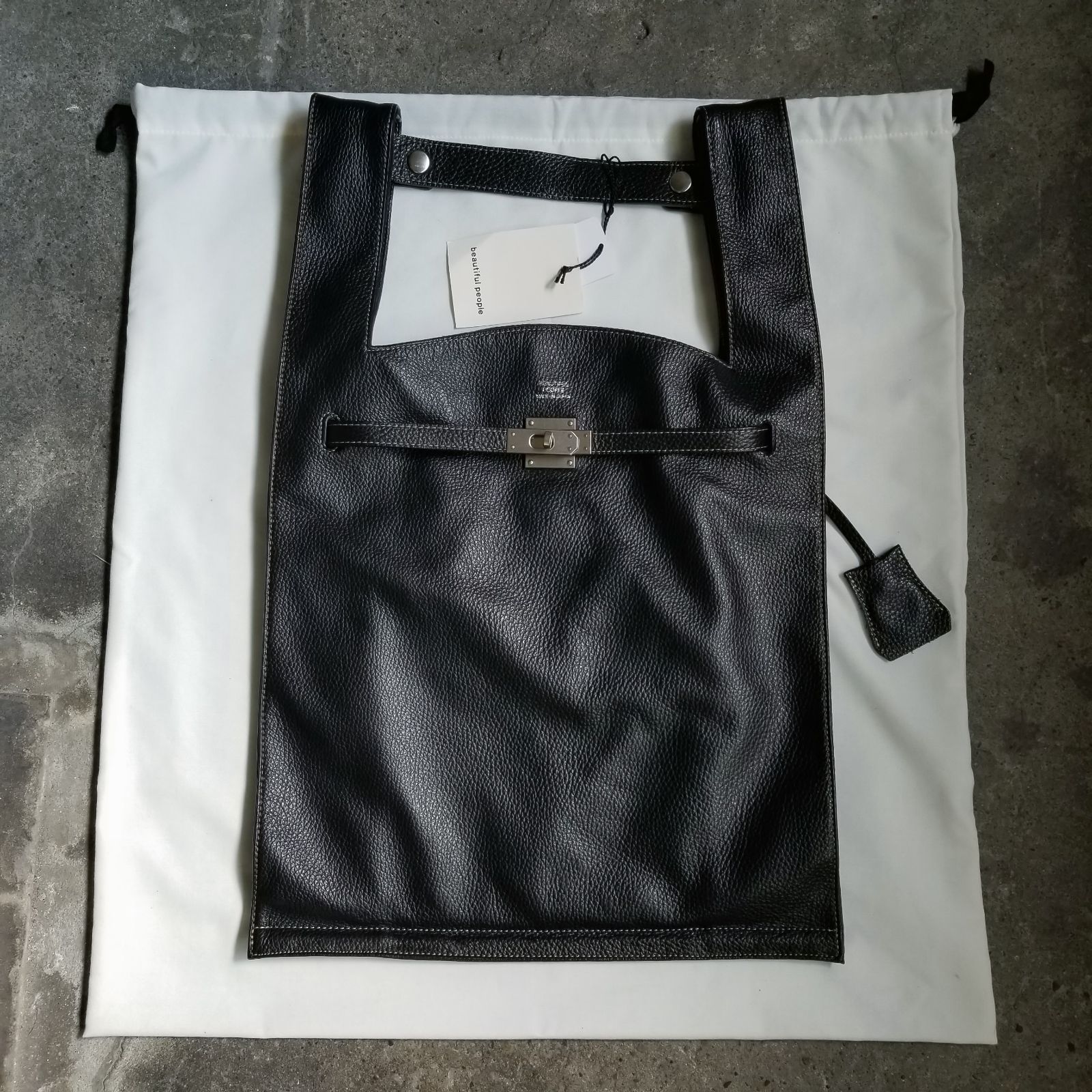 beautiful people 25ss xlarge market bag BLACK ビューティフル 