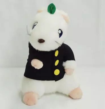 中古】ぬいぐるみ オコジョ番長 ぬいぐるみ 「しあわせソウのオコジョ