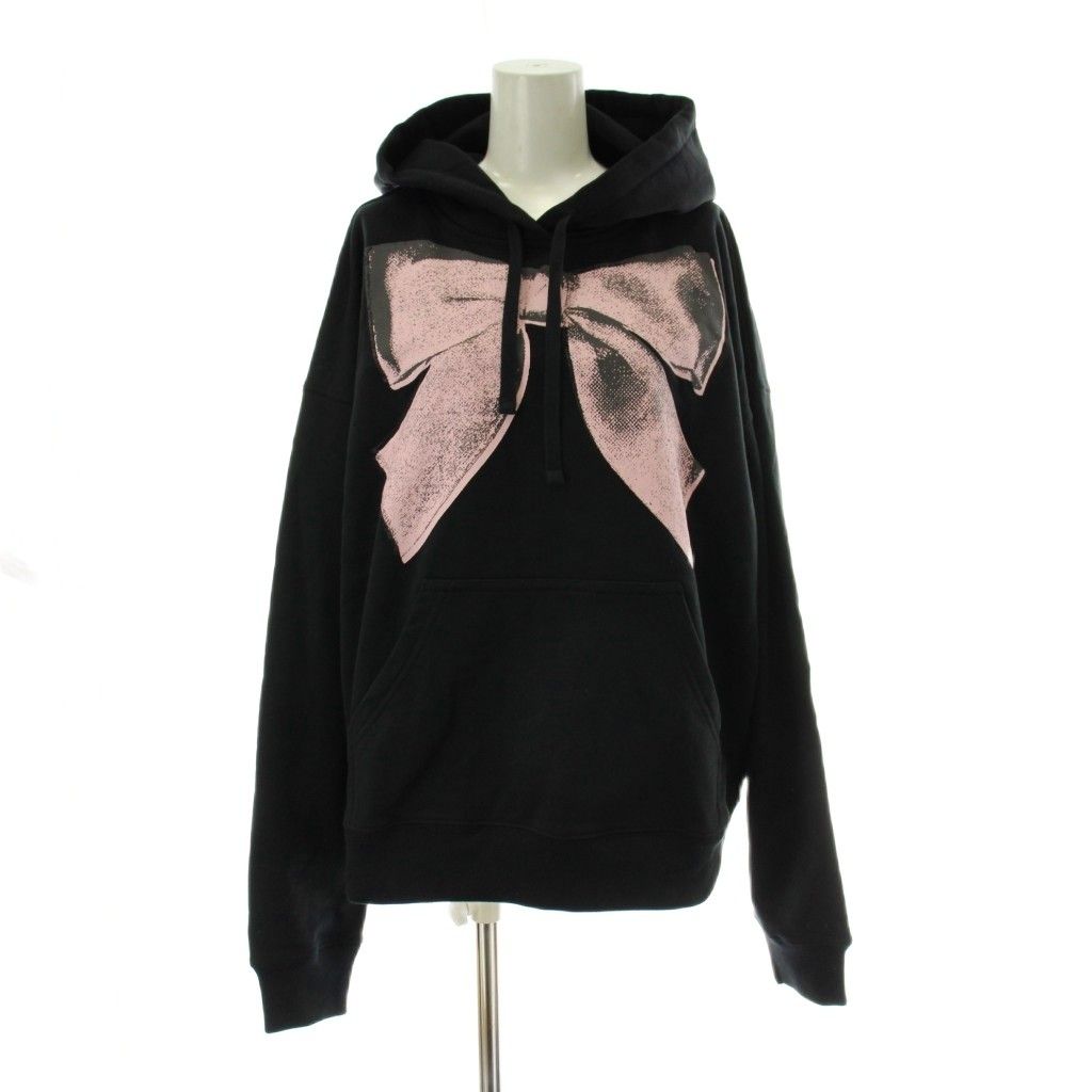 コーチ COACH 24SS ボウ フーディー スウェット パーカー M 黒