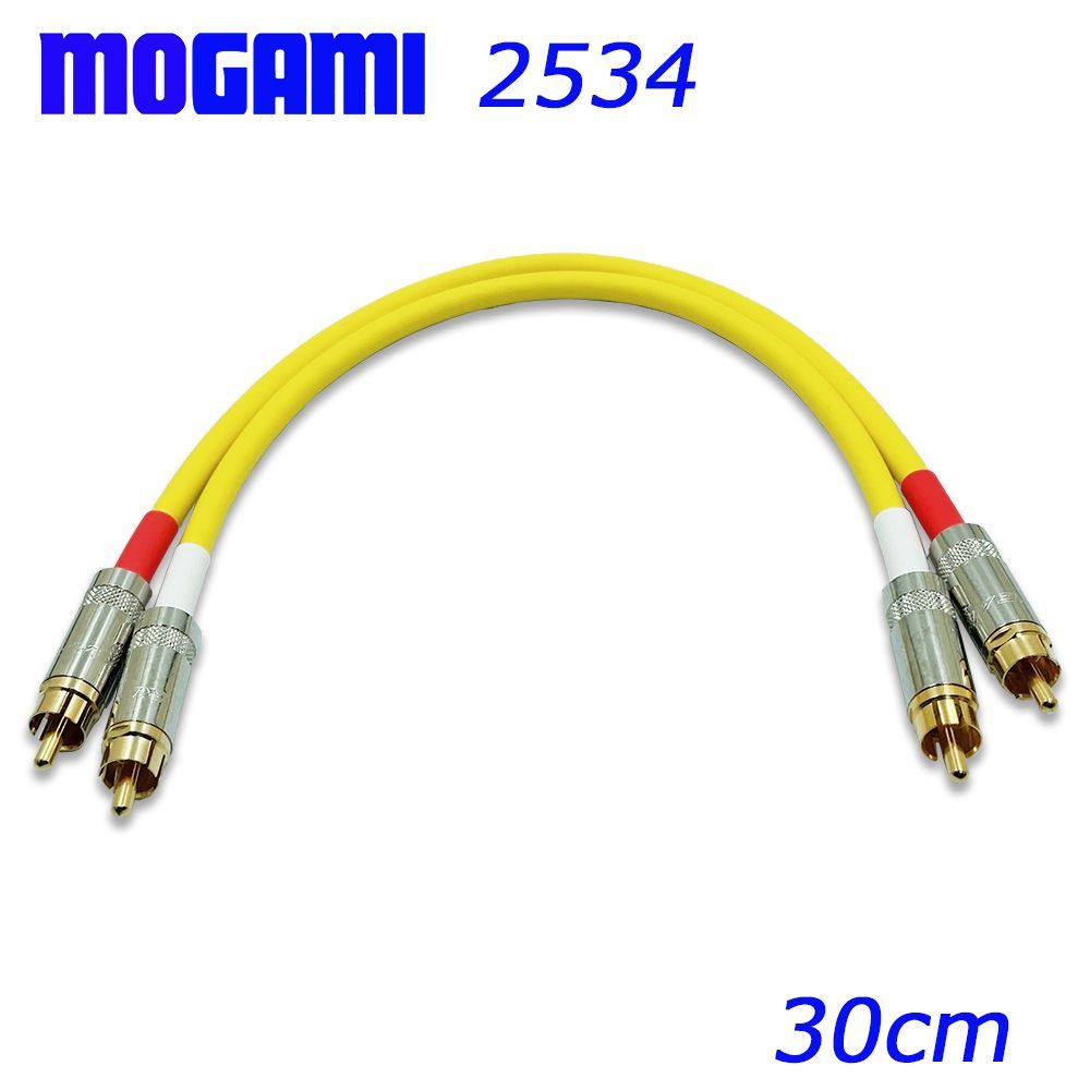 MOGAMI 2534】モガミ RCAオーディオラインケーブル RCAケーブル 2本
