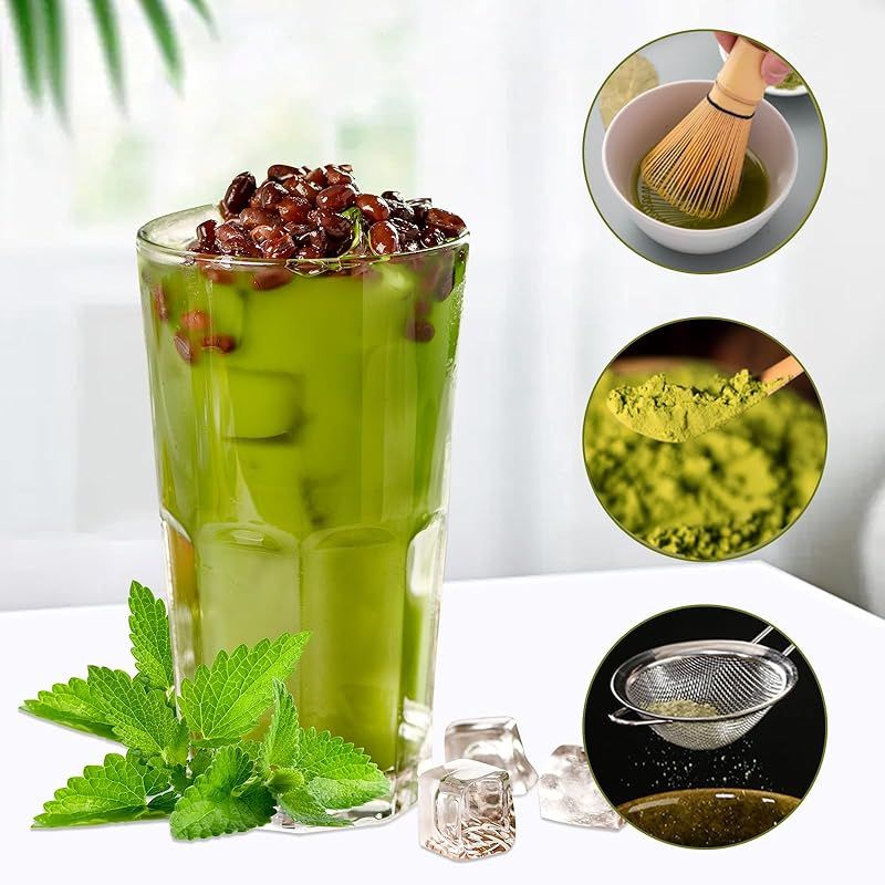 DWCQRTM 日本抹茶セット お抹茶6点セット 茶道セット 茶道具 抹茶茶碗