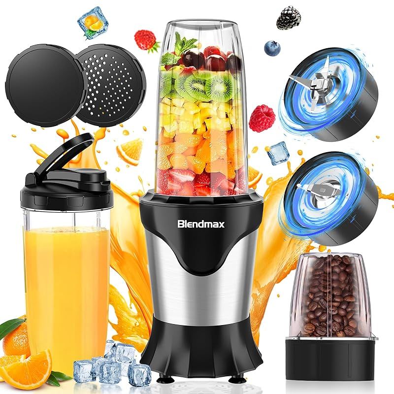 10点セット・氷も砕ける】ミキサー ジューサー パワフル 850Wハイ