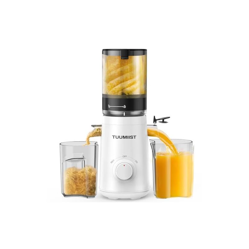 TUUMIIST ジューサー 13.46cm広い投入口 1.8L特大容量 スロー