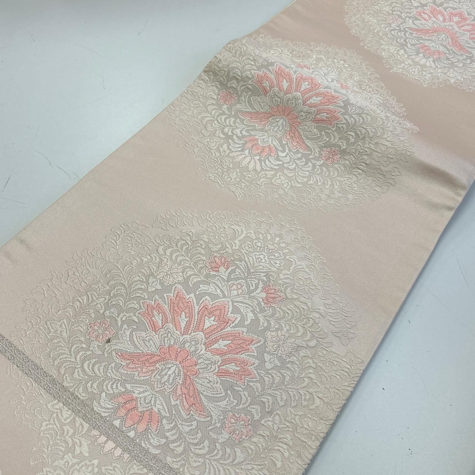 袋帯 正絹 唐織 美しい華文 六通 MA-4196 - メルカリ