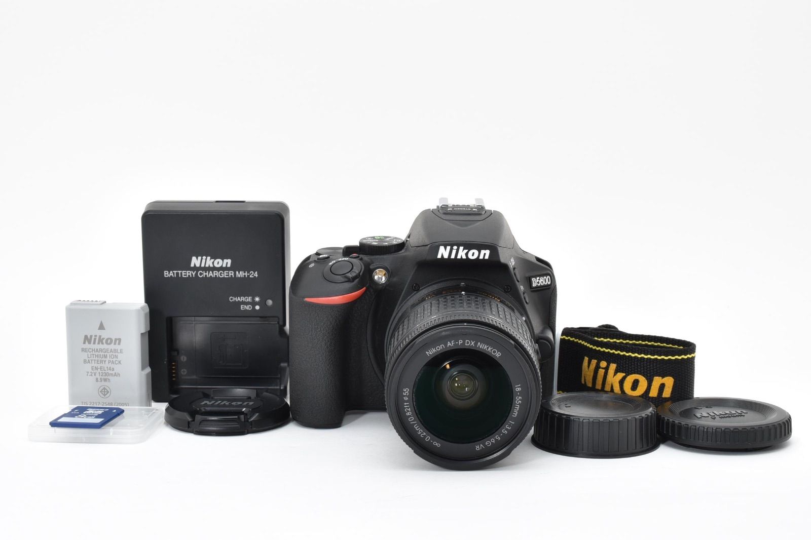 美品】 ニコン Nikon D5600 AF-P NIKKOR 18-55mm DX VR レンズキット