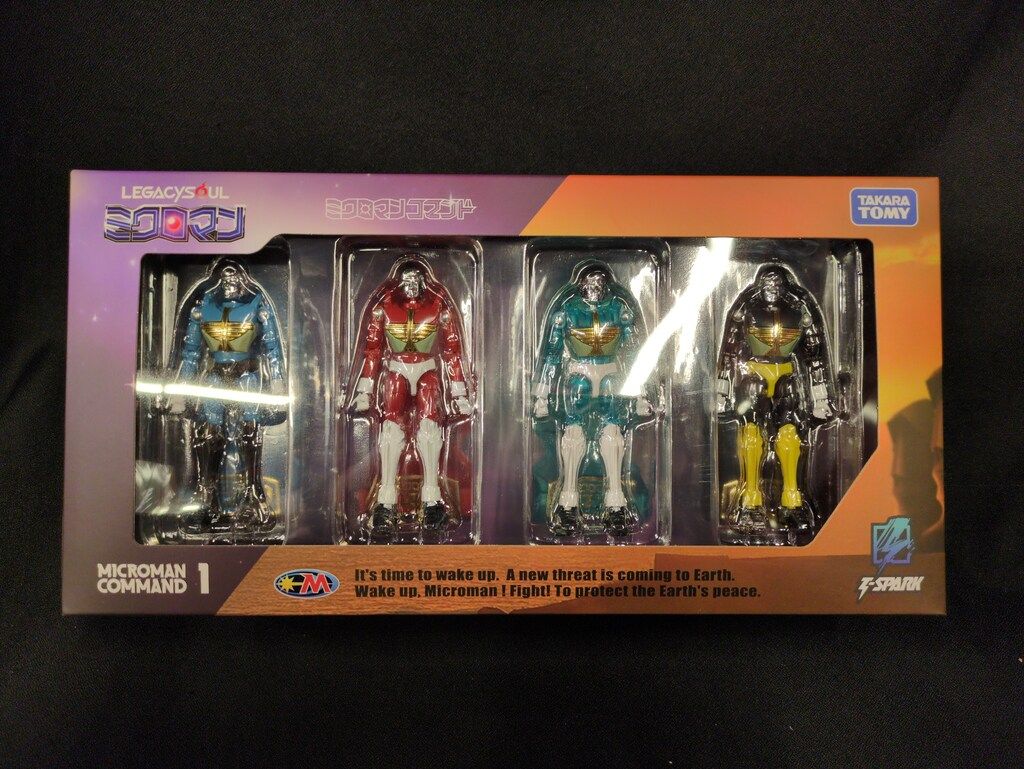 タカラトミー LEGACY SOUL T-SPARK ミクロマンコマンド1号 4体セット