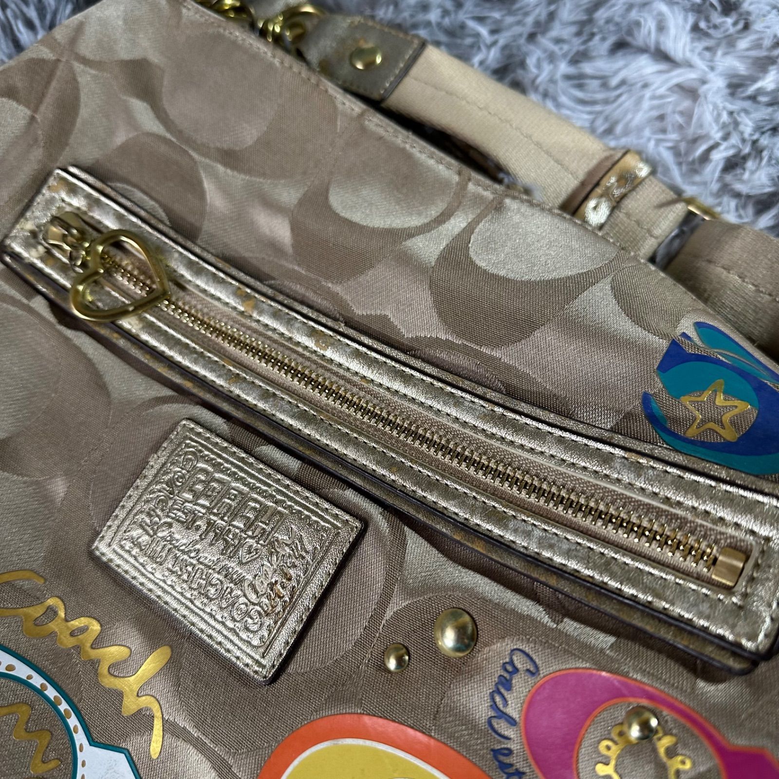 COACH コーチ 2WAY シグネチャー ショルダーバッグ セミショルダー 