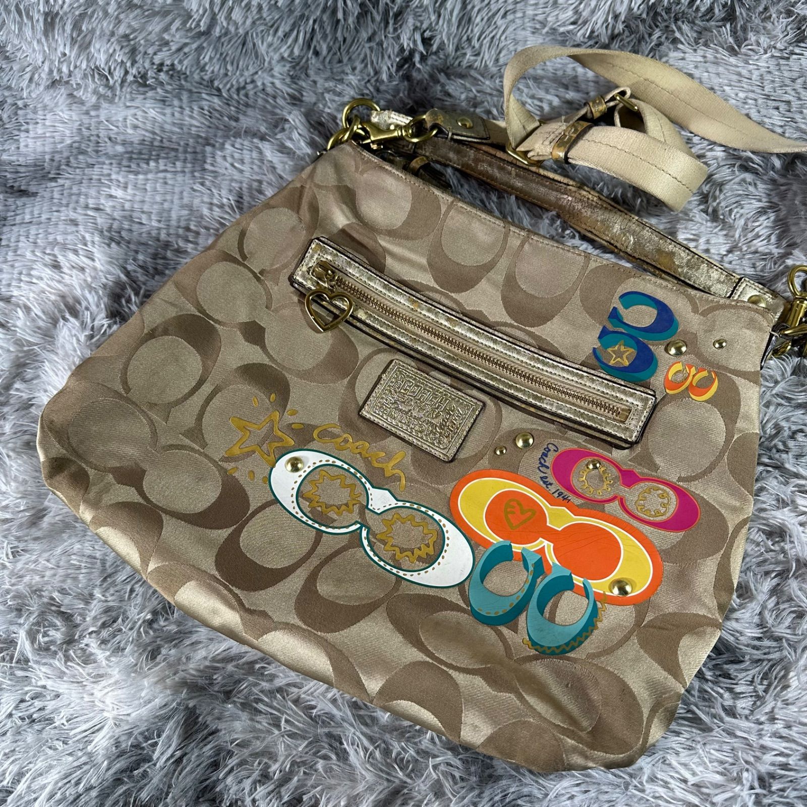 COACH コーチ 2WAY シグネチャー ショルダーバッグ セミショルダー