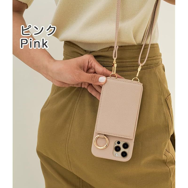 【新品】 LIISEA ピクセル8 ケース ショルダー pixel8 ケース ショルダー カード収納 グーグルピクセル8 ケース リング付 ショルダー ストラップ googleピクセル8 ケース googlepixel8 カバー 可愛い 斜