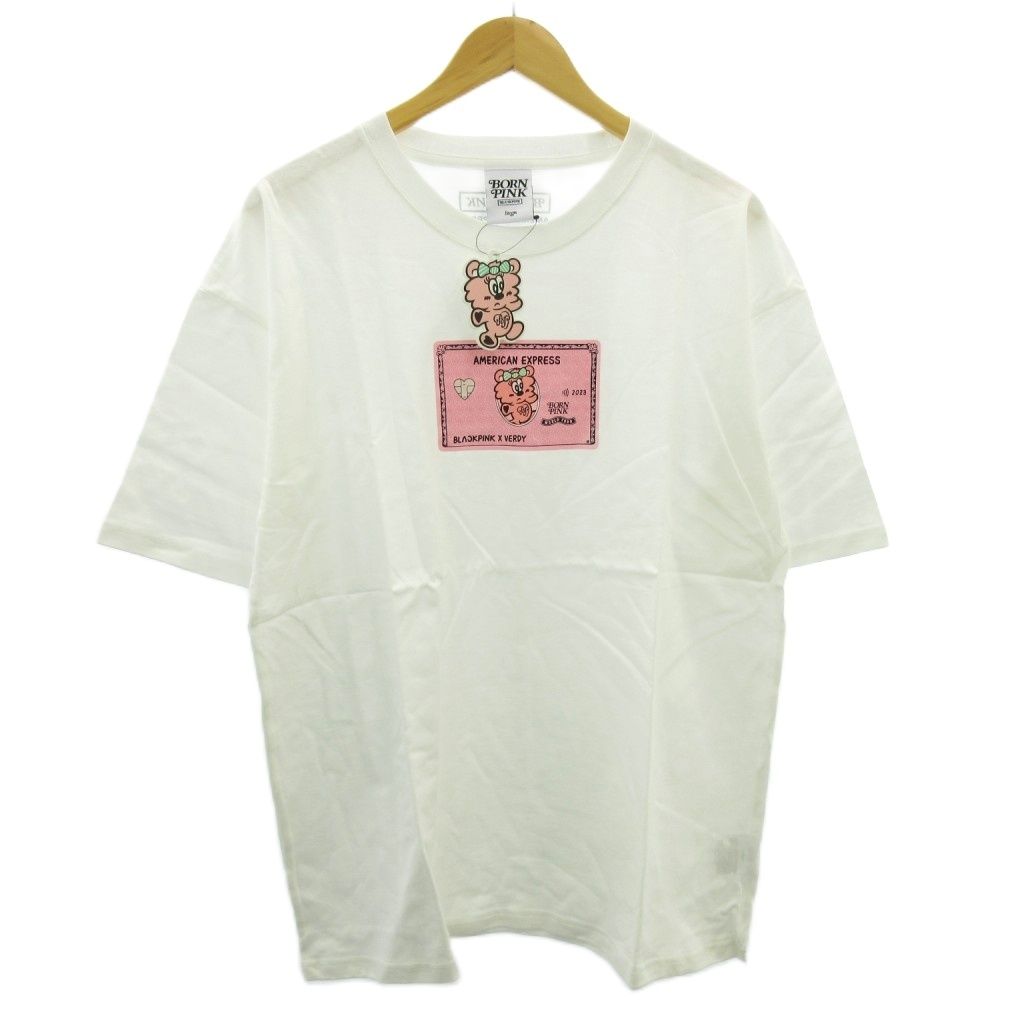 BLACKPINK × VERDY AMEX限定 ブラックピンク アメックス LOGO Tシャツ