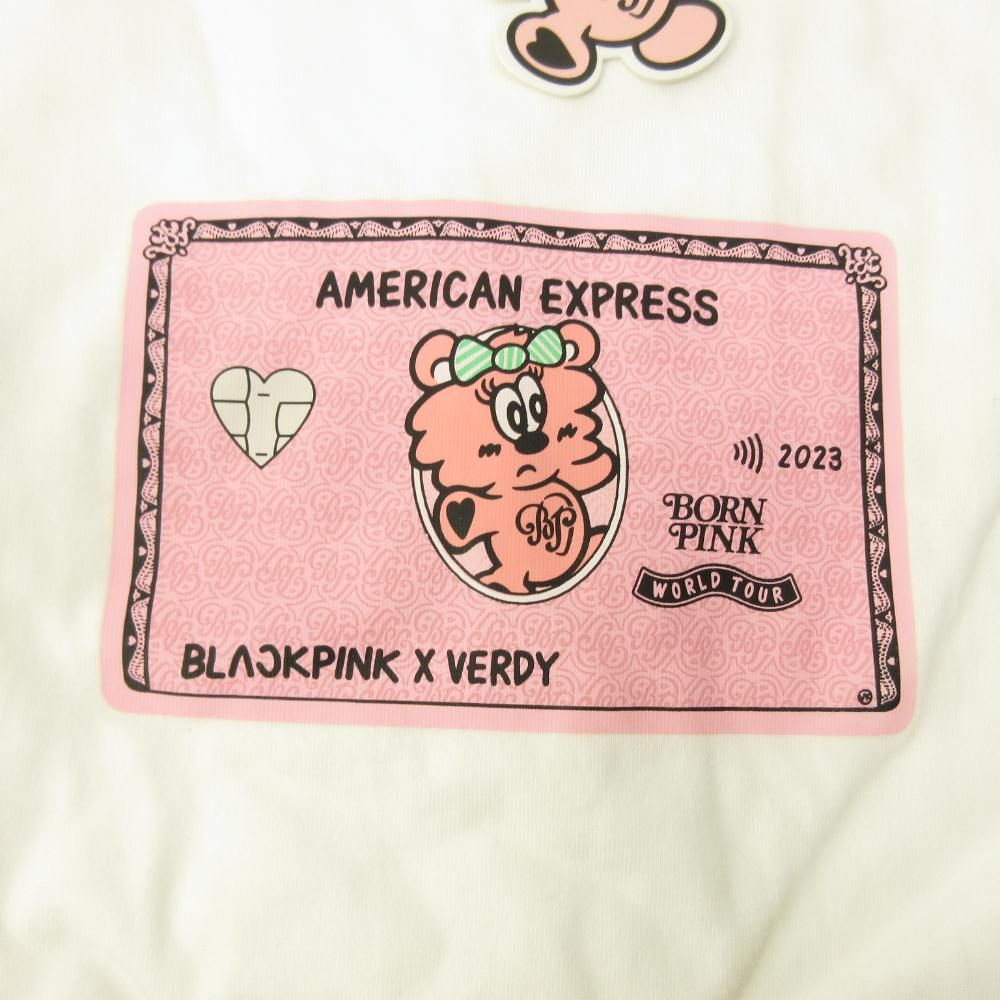 BLACKPINK × VERDY AMEX限定 ブラックピンク アメックス LOGO Tシャツ