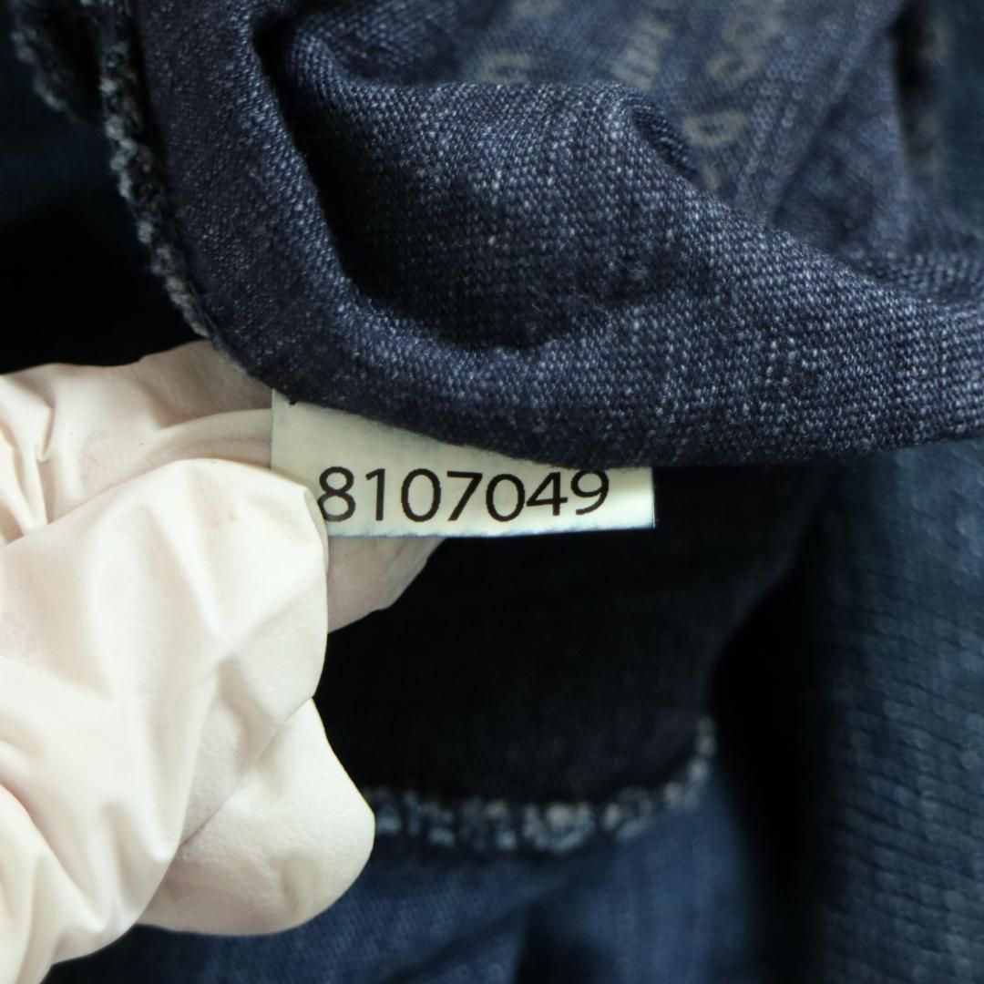 現行 美品】45R 45RPM インディゴ パッチワーク 藍染め 長袖カットソー