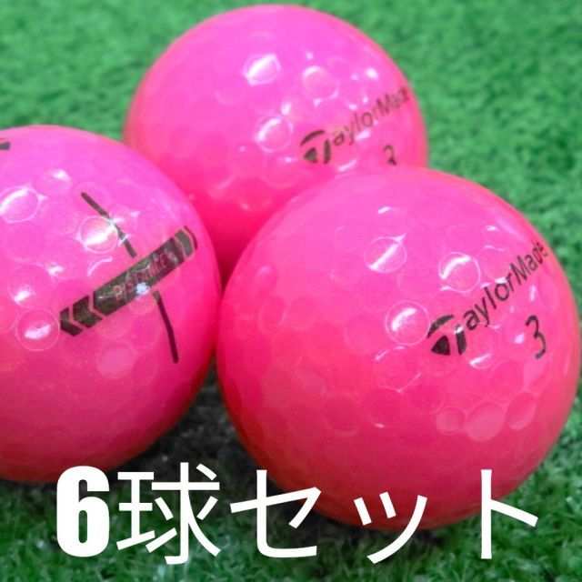 ロストボール ゴルフボール TaylorMade 2025 Distance+ ボール ピンク