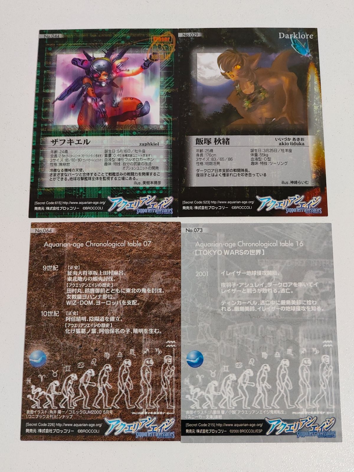 希少　絶版　アクエリアンエイジ　サポーターズ・アクセサリーズ　未開封 box eb291【希少】アクエリアンエイジ サポーターズアクセサリー