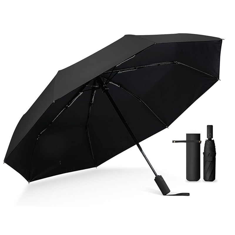 日傘 折りたたみ傘 晴雨兼用 UVカット率100% 完全遮光 軽量 280g