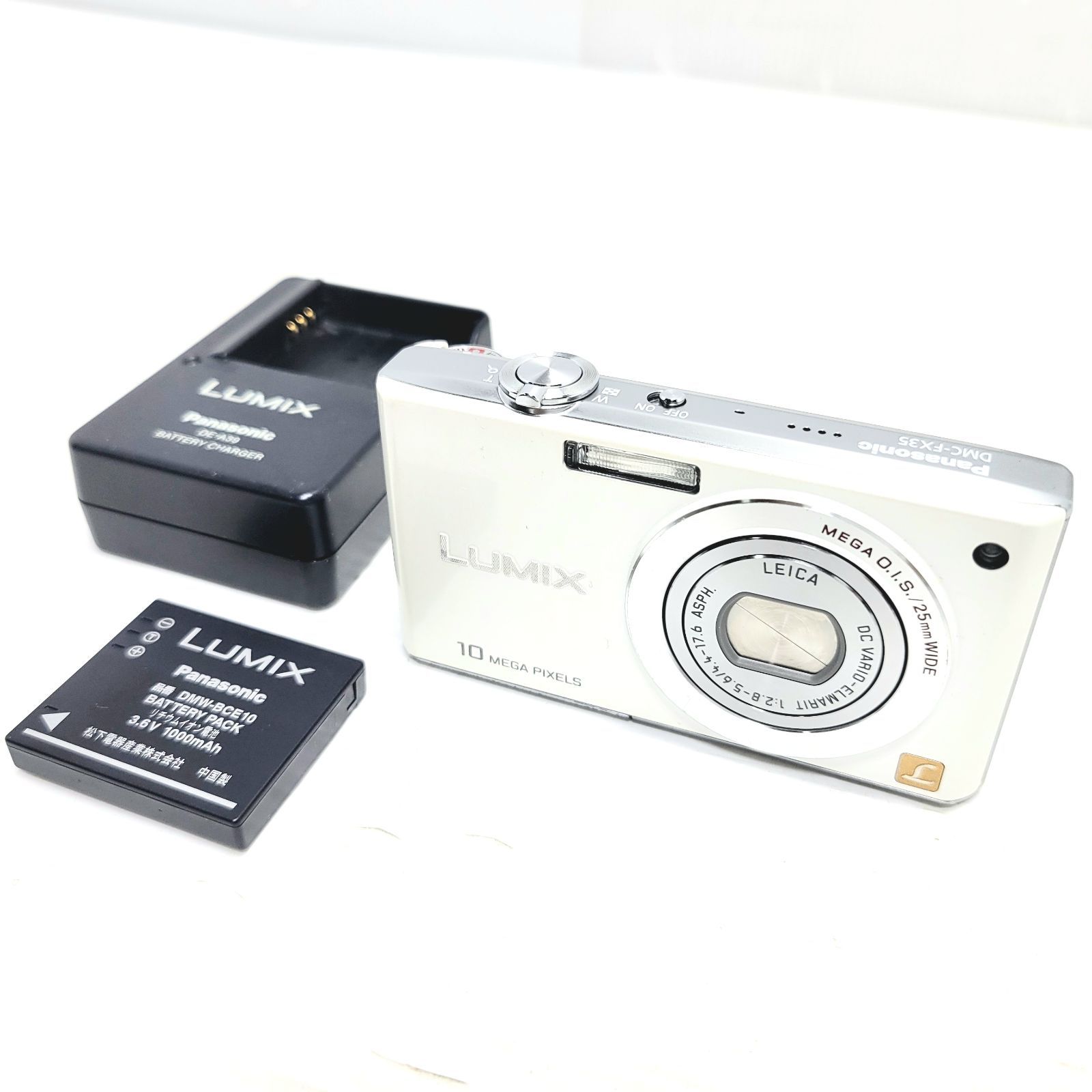 カメラ Panasonic LUMIX DMC-FX35 ホワイトカラー ジャンク