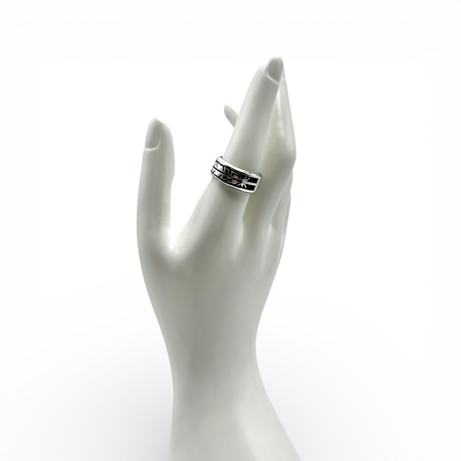 羽根の軌跡】インディアンジュエリー フェザー Sterling Silver 925
