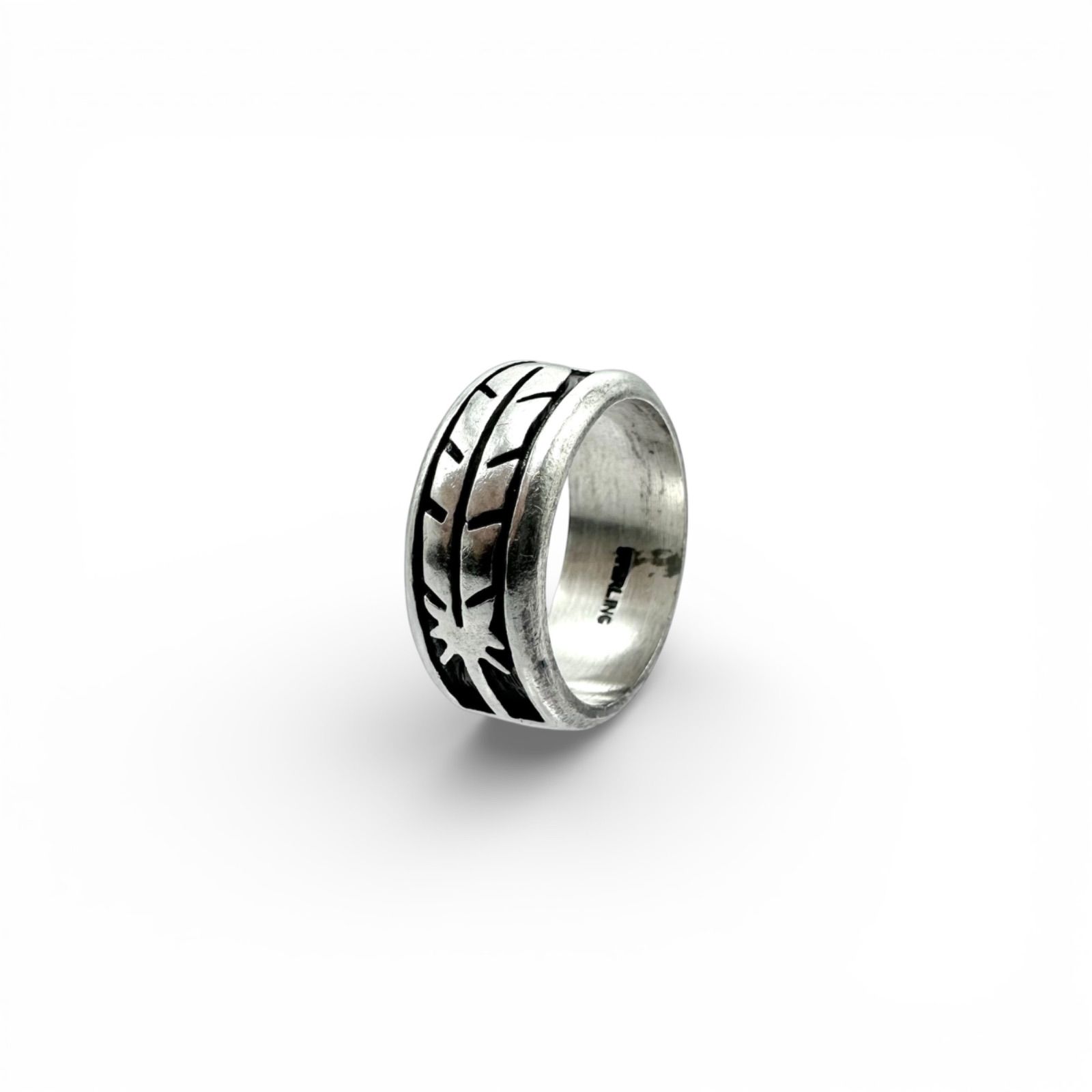 インディアンジュエリーフェザーリング 羽根の軌跡】インディアンジュエリー フェザー Sterling Silver 925