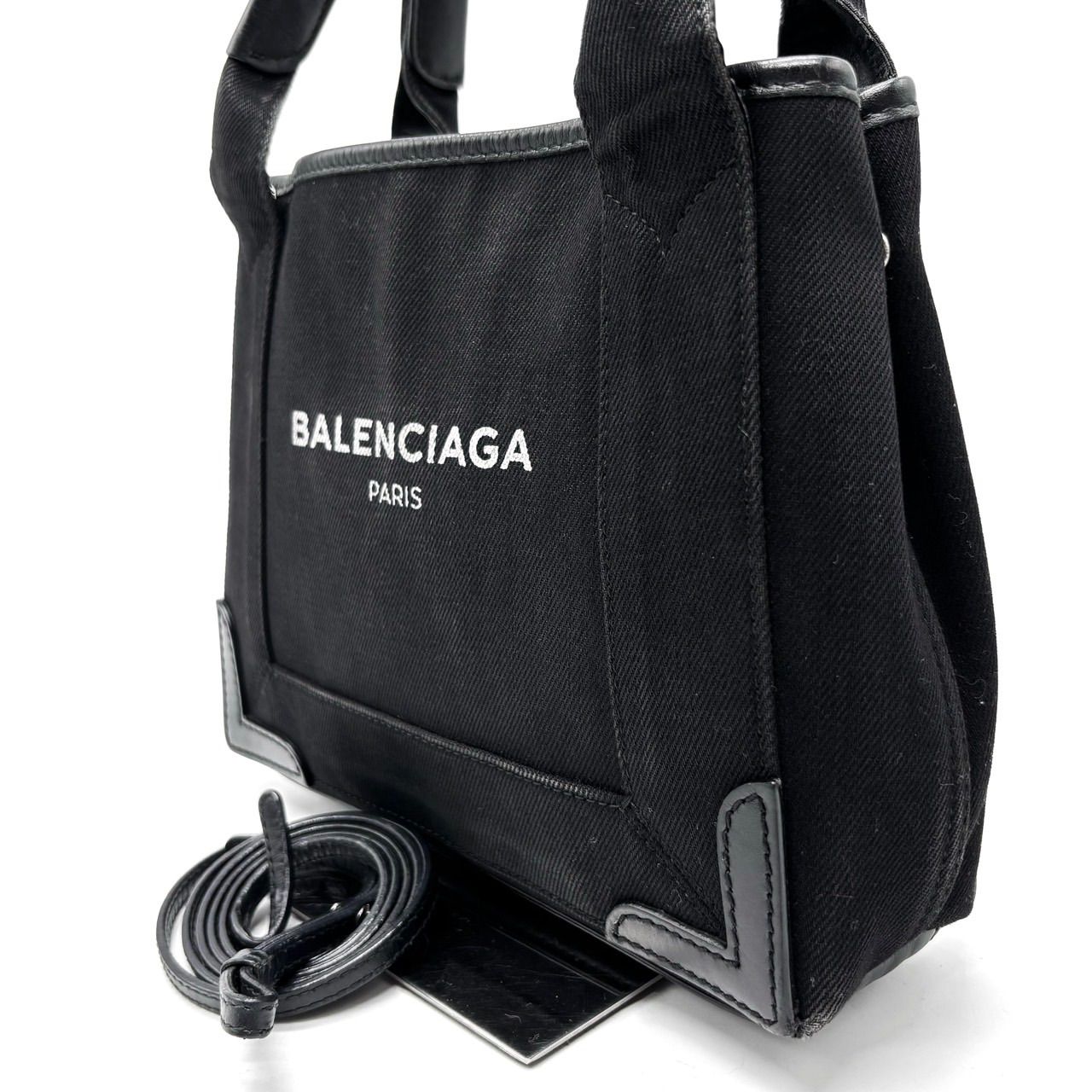 BALENCIAGA 2way ショルダーバッグ ブラック 人気】BALENCIAGA バレンシアガ カバス 2way ショルダーバッグ