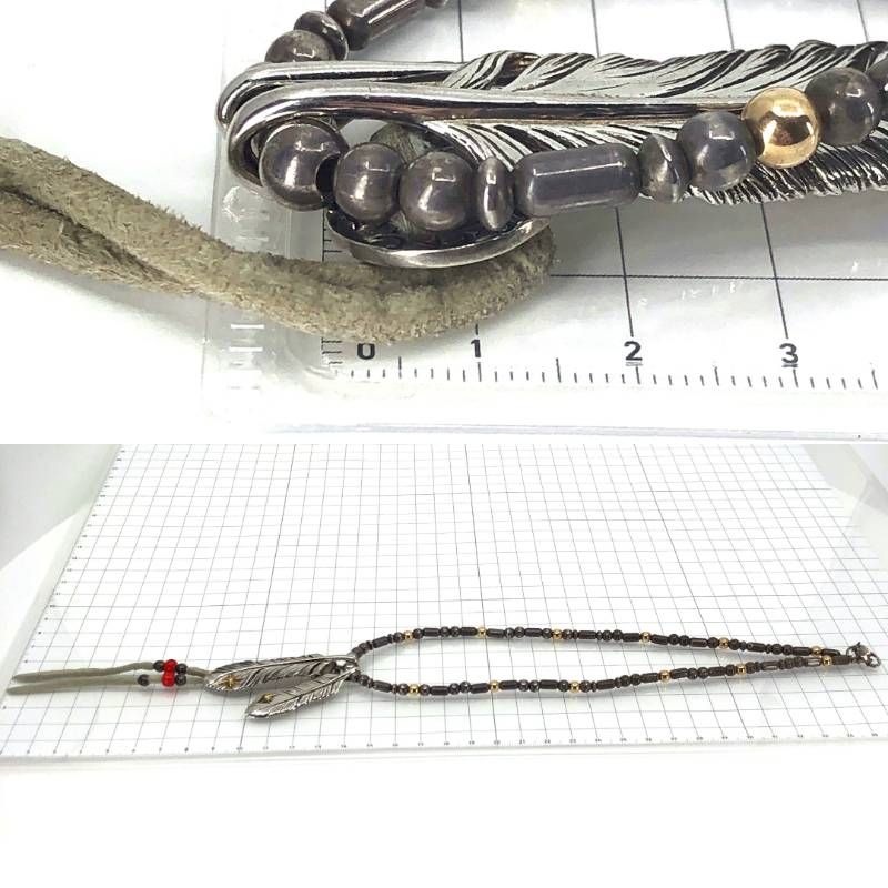 SAAD サード／フェザー メディスンホイール ネックレス／SV925・K18