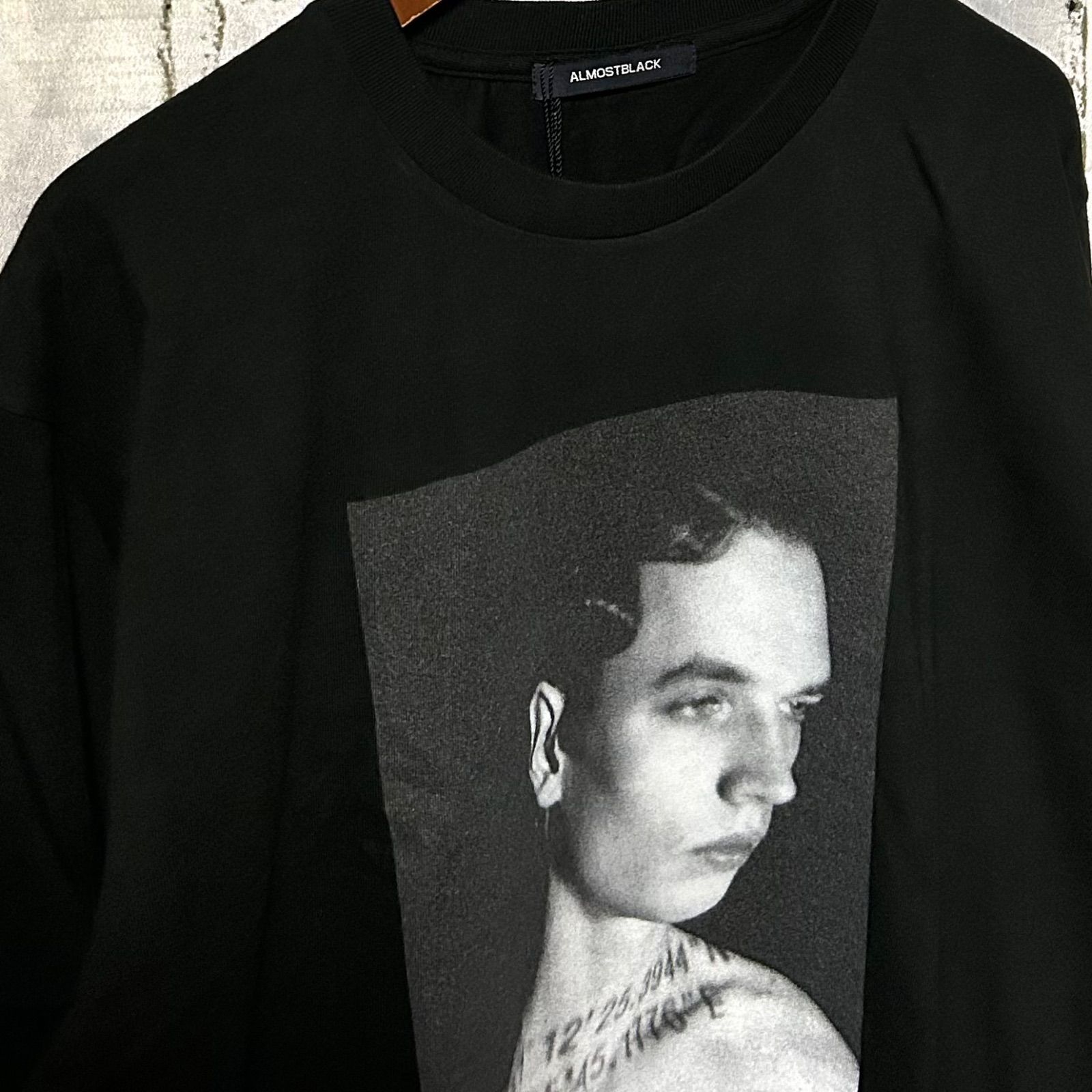 新品 未使用 ALMOSTBLACK オールモストブラック グラフィック ロング