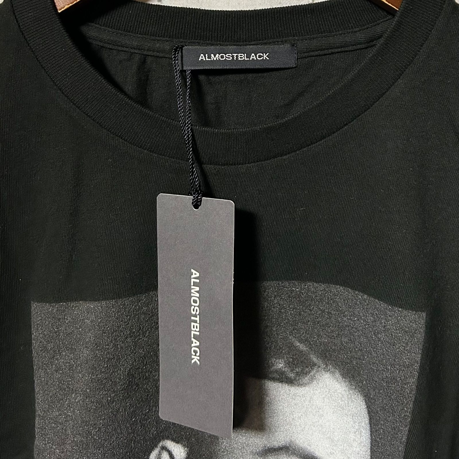 新品 未使用 ALMOSTBLACK オールモストブラック グラフィック ロング 