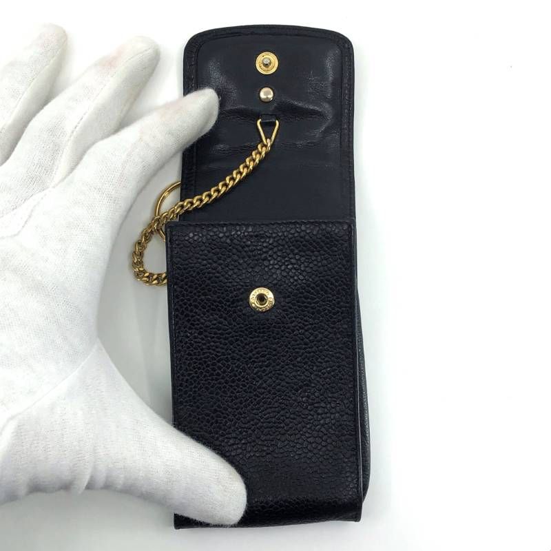 通販人気商品 CHANELシャネル シガレットケース キャビアスキン 小物
