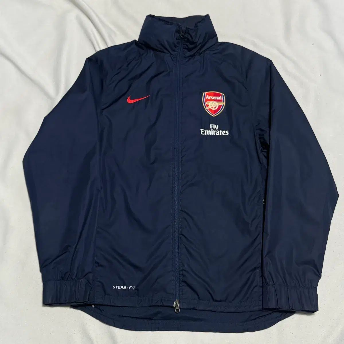 S NIKE STORM-FIT アーセナル ネイビー ウィンドブレーカー Nike 