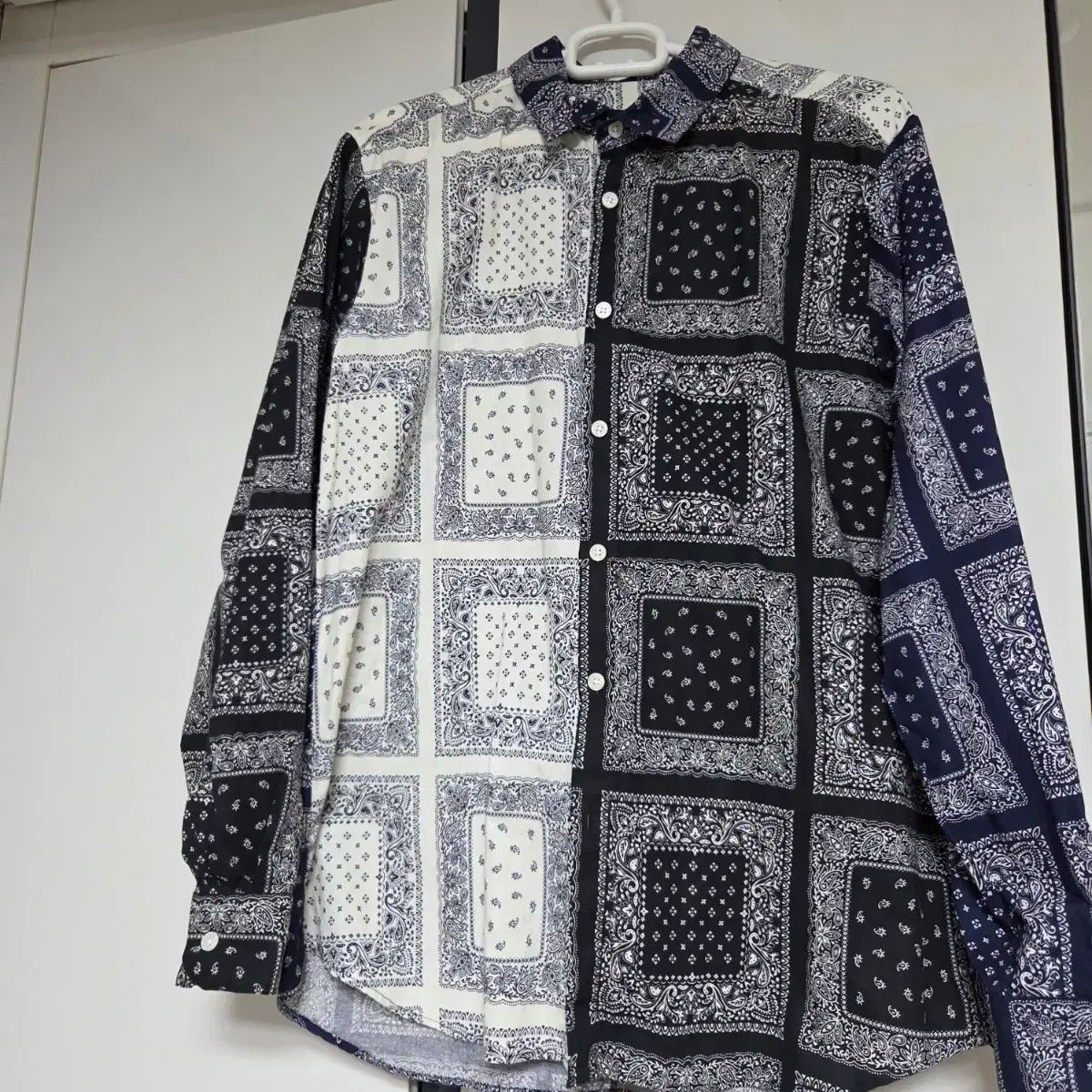 ソフネット バンダナ シャツ SOPHNET. 長袖シャツ バンダナ柄 FCRB