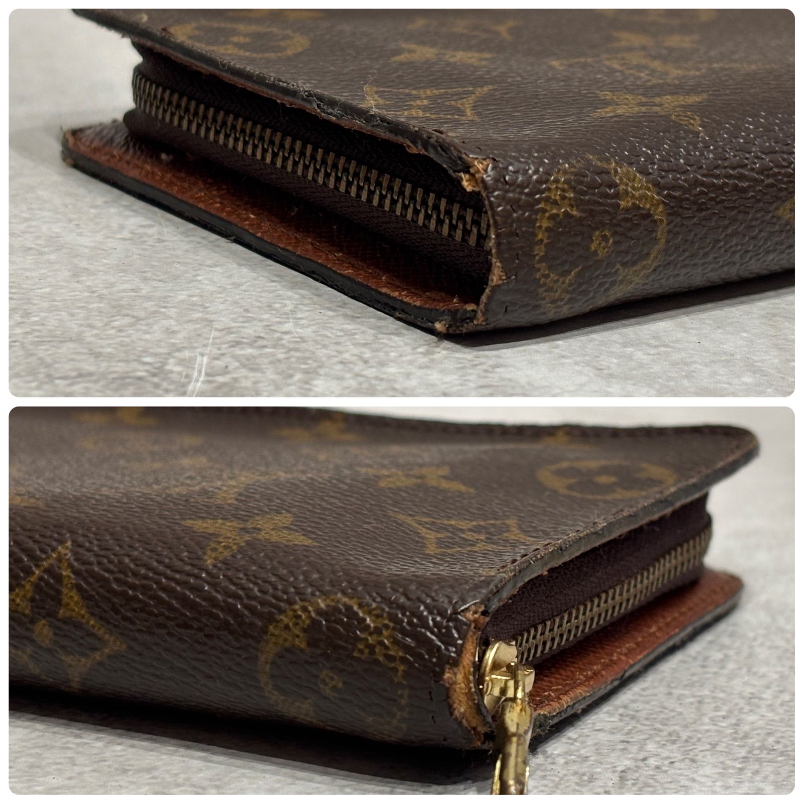 Louis Vuitton ルイヴィトン モノグラム ポルトモネジップ ラウンド