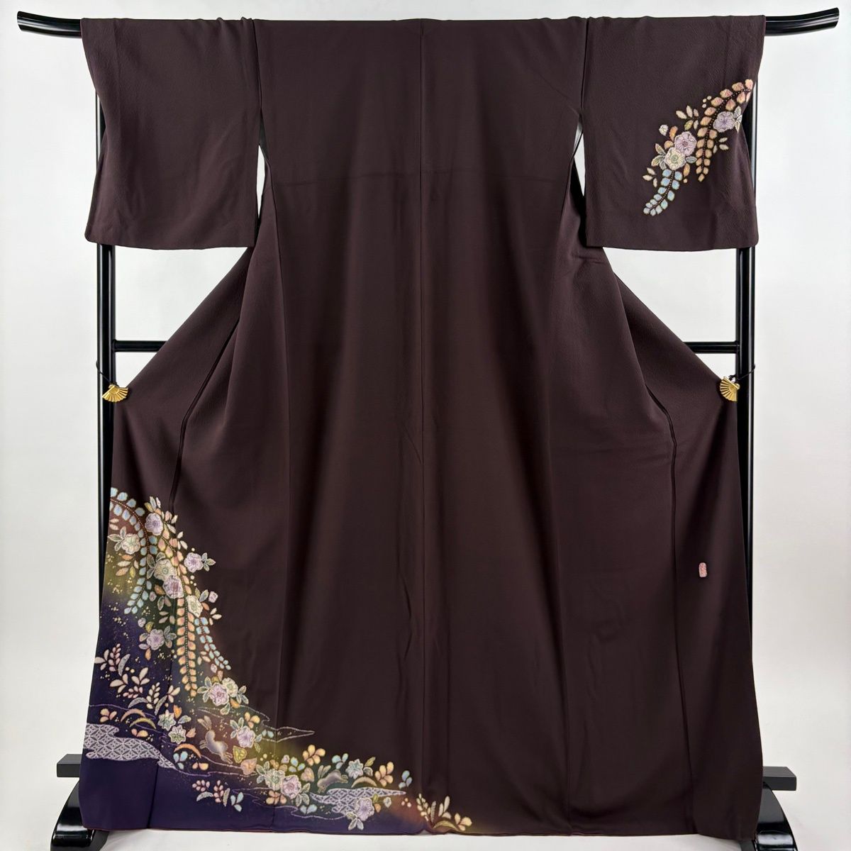 美品】 付下げ 身丈170cm 裄丈69.5cm L 袷 翠山工房 やまと 落款