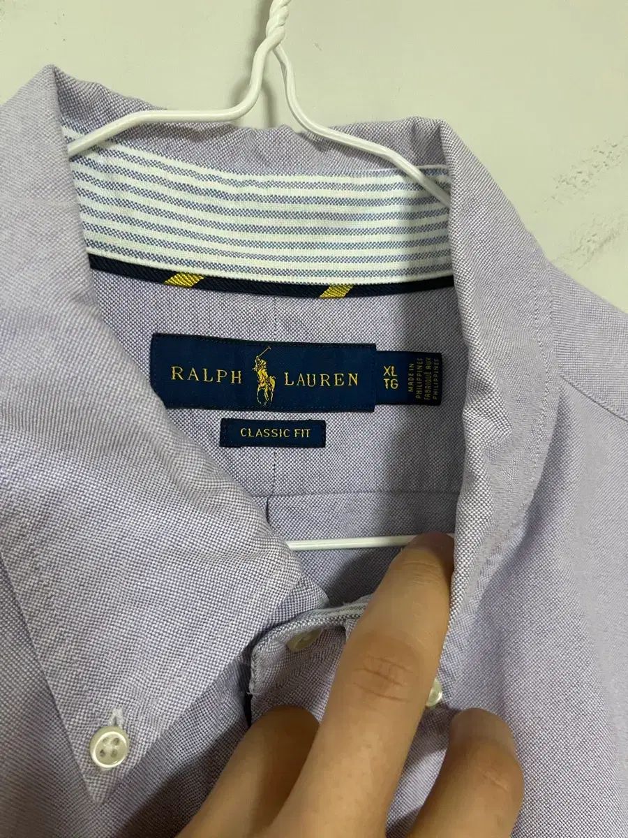 ポロ ラルフローレン クラシックフィット シャツ XL ラベンダー