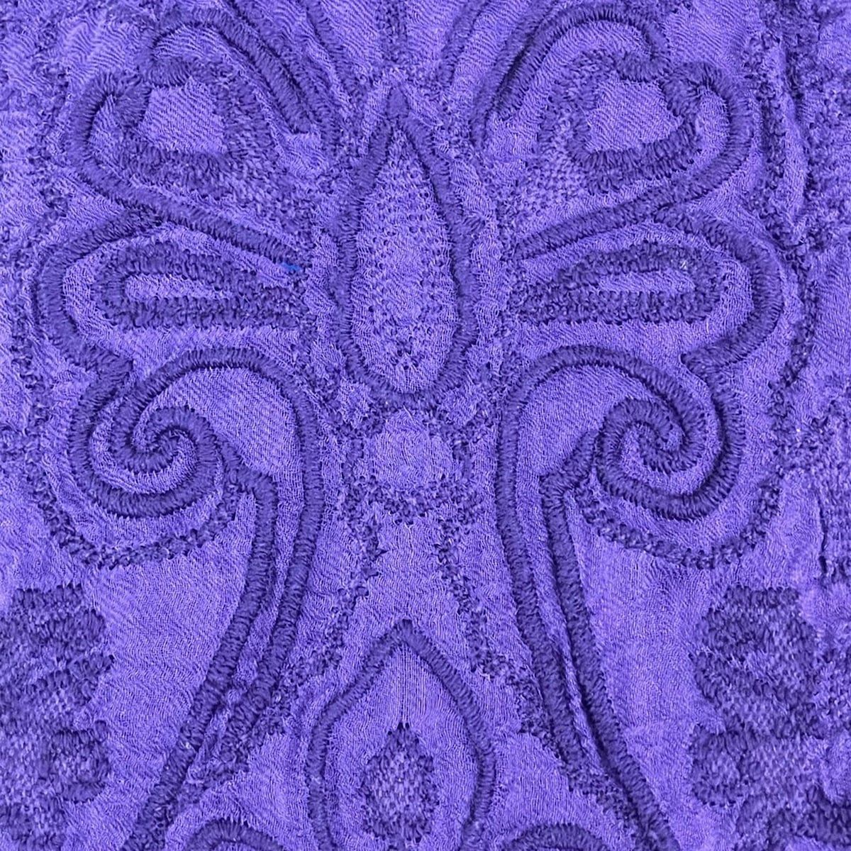 ETRO(エトロ) ストール(ショール)美品 - パープル ウール、カシミヤ