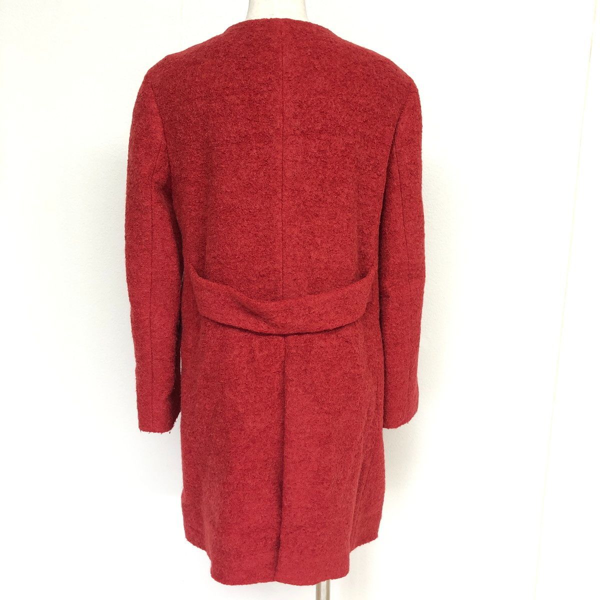 値下げ交渉歓迎] 】 INED イネド イタリア生地 アルパカ混 ノーカラー