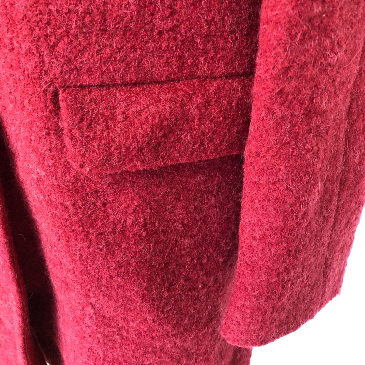 値下げ交渉歓迎] 】 INED イネド イタリア生地 アルパカ混 ノーカラー